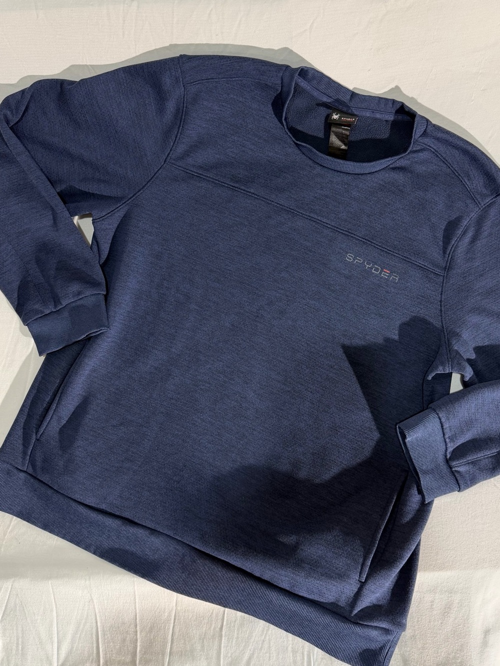 Spyder Men's Dark Blue Crewneck Sweatshirt